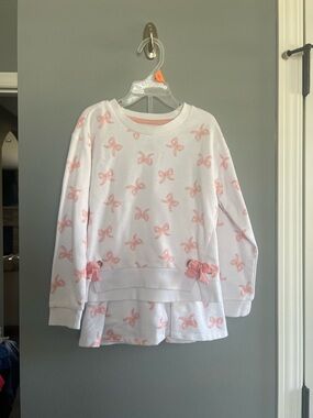 Rachel Zoe Girls' White and Pink Bow Set